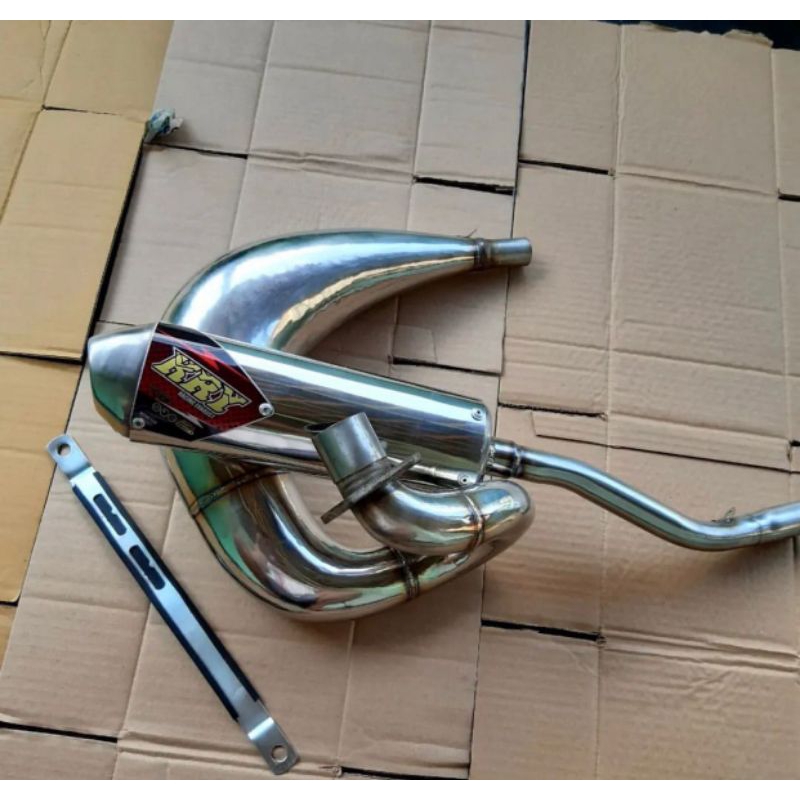 Knalpot Udang F1ZR, FIZ, Force1 GTX Chrome, stenles, hi-temp