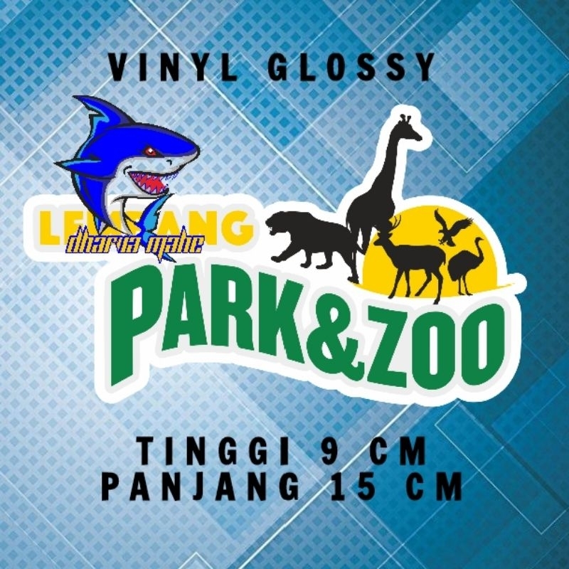 LEMBANG PARK & ZOO, STIKER LEMBANG PARK & ZOO, STIKER OLEH-OLEH LEMBANG, CINDERA MATA, STIKER VINYIL