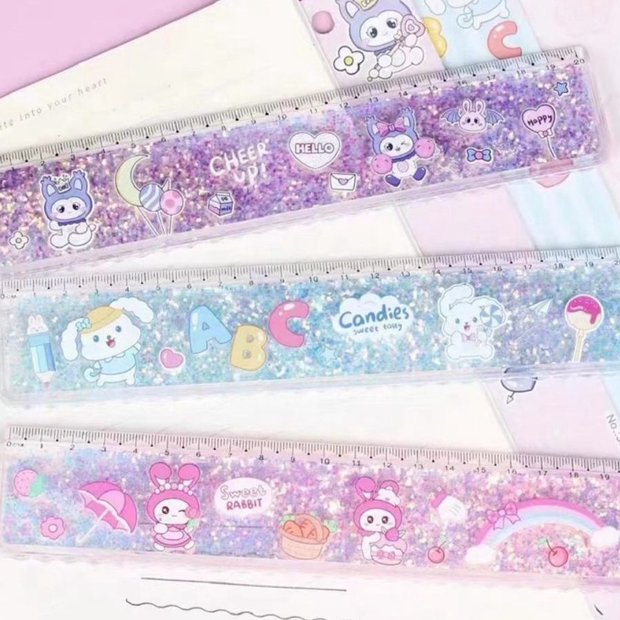 

SPESIAL DISCOUNT Penggaris Air Glitter 2cm Motif Lucu untuk Anak Sekolah Karakter Sanrio Astronot
