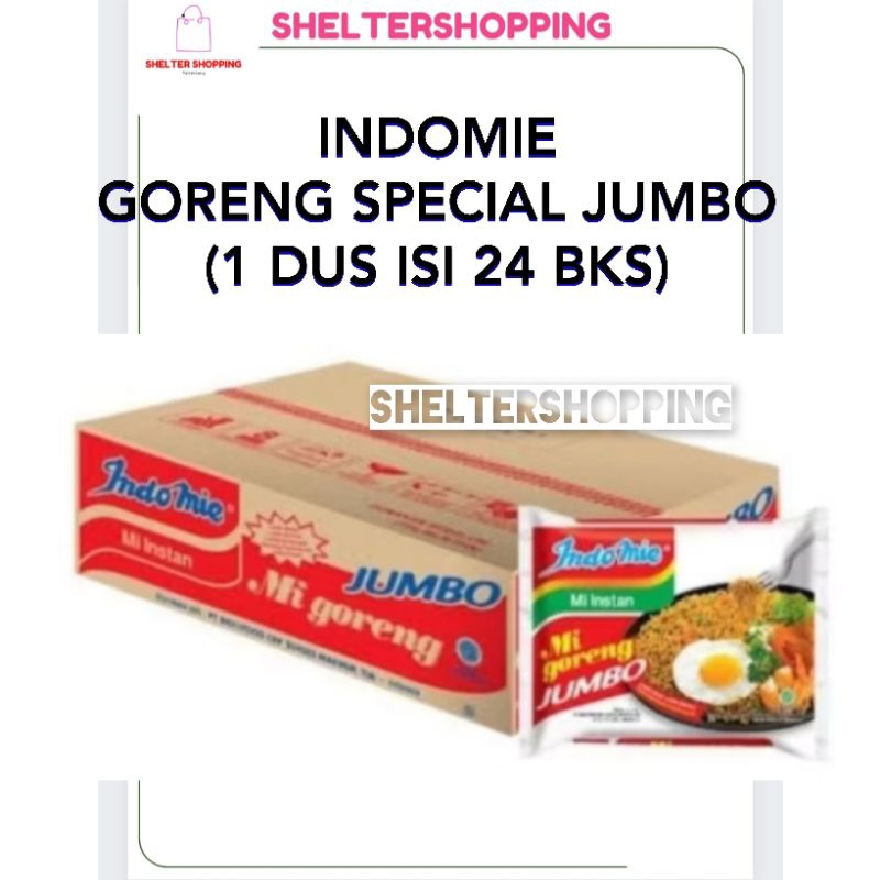 INDOMIE Mie Goreng Special JUMBO 1 Dus isi 24 Bks