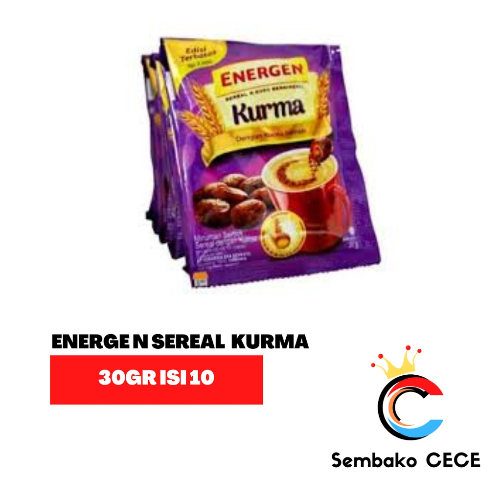 

1 Renceng Energen Kurma 10 Sachet x 30 Gr