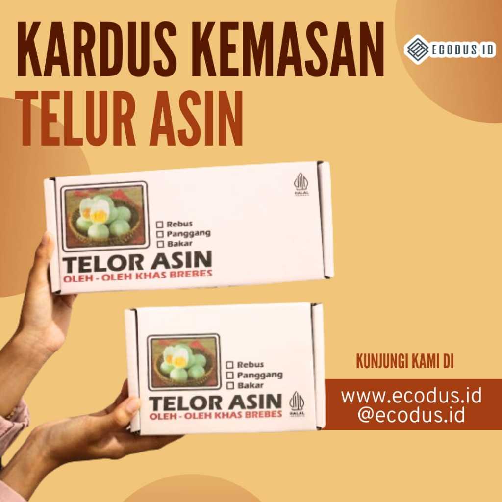 

Kardus box packing telur asin modern isi 6 dan 10 (10PCS)