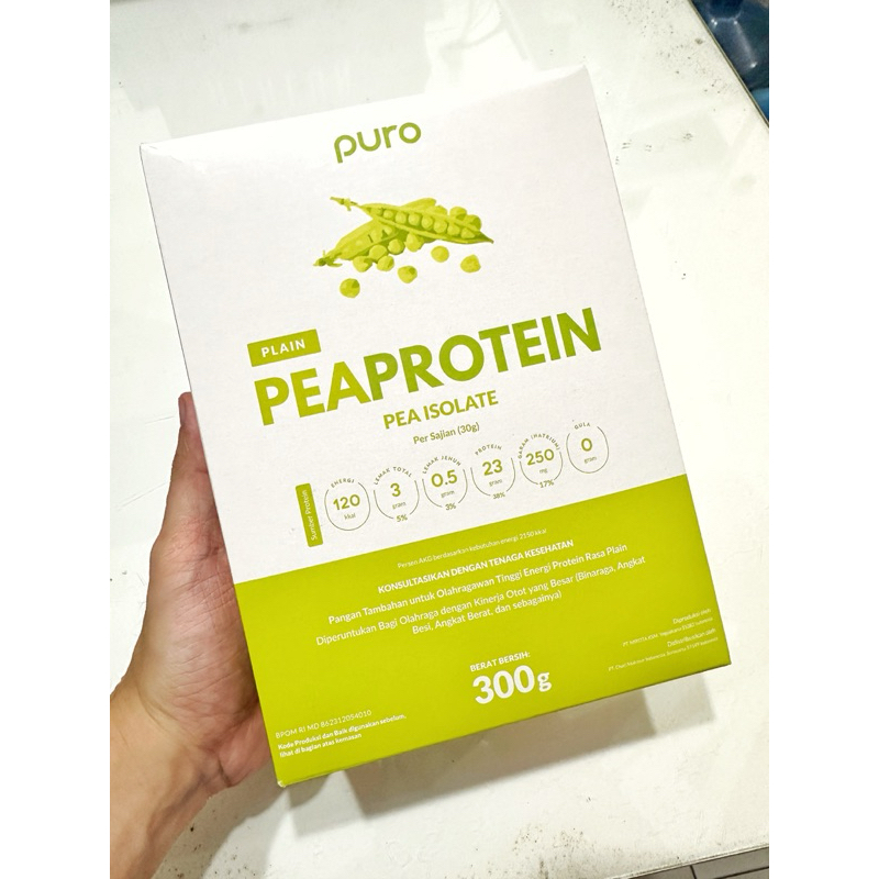 

Puro Pea Protein 300g Vegan Plain Plant Soy Free