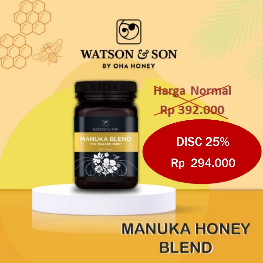 

Madu Manuka Watson and Son Blend 100% Pure (Original NZ Product) 500gram