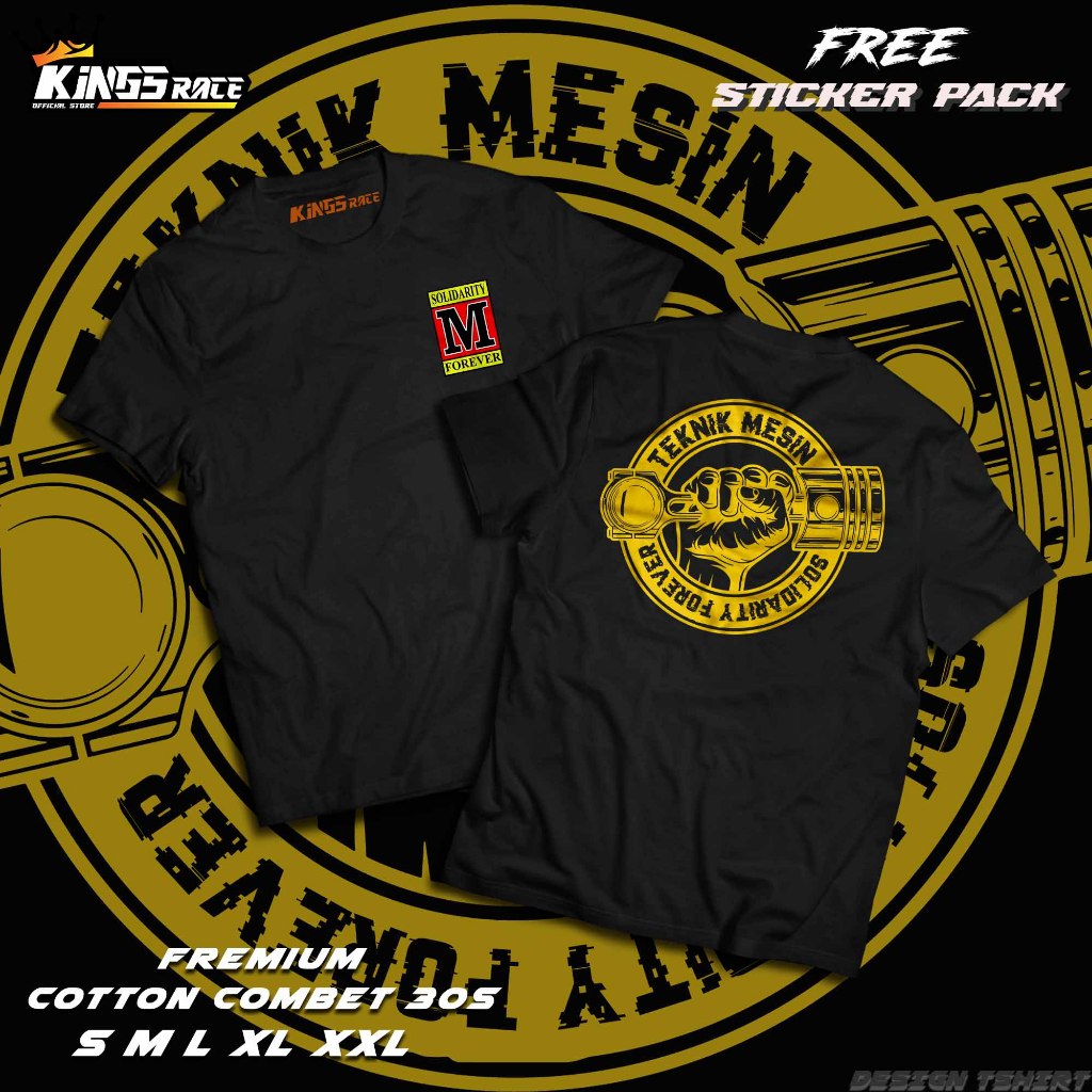 Kaos Teknik Mesin  M Solver | Kaos Mekanik | Kaos Team Bengkel