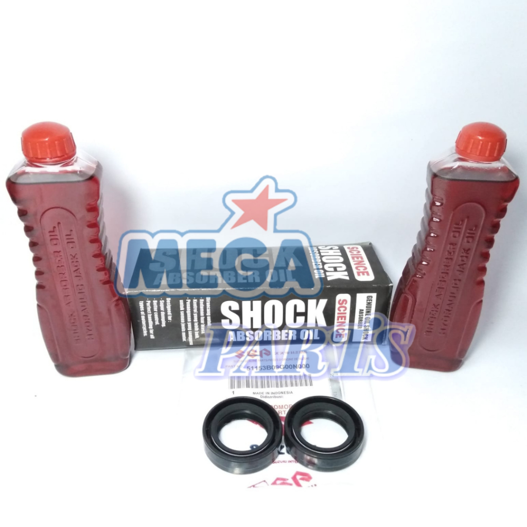 SEAL SHOCK DEPAN SUZUKI SMASH SET + OLI OIL MINYAK SHOK SEAL SIL SHOCK SUZUKI SMASH SHOGUN SATRIA FU