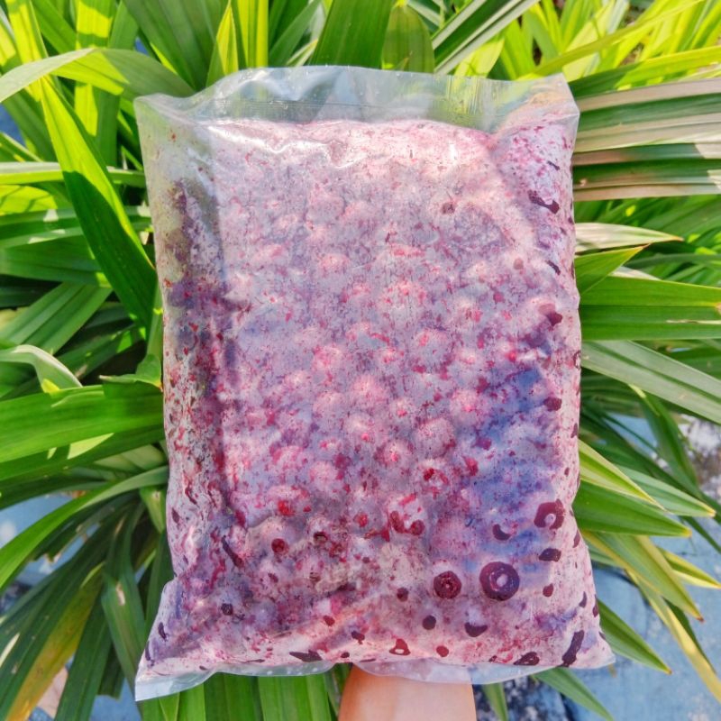 

Buah Bluberi Blueberry 1kg Freshly Frozen Non Vaccum Non Vakum Amanta Segar Terlaris