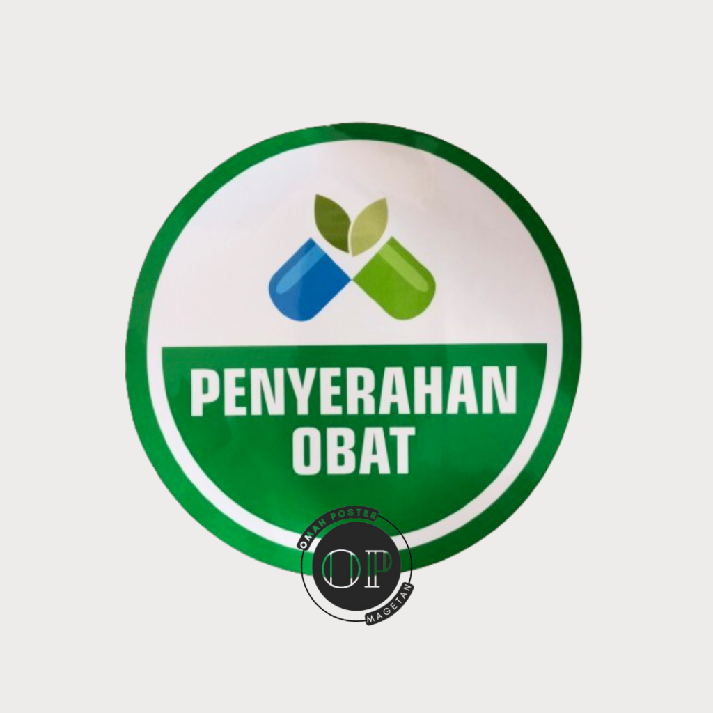 

Stiker Penyerahan Obat - Pengambilan Obat - Farmasi - Apotek - Pharmacy