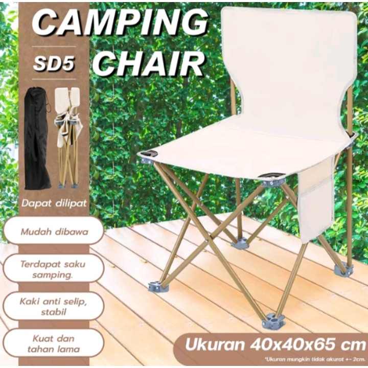 Kursi lipat motif polos ukuran xxl kursi lipat besar kursi camping