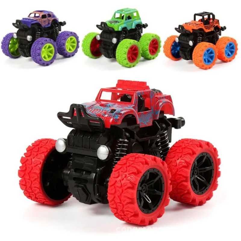 

HJ Mainan 4PCS Jeep Anak Mobil Monster Zap Mobil Jeep Anak Off Road 4 Drive Inertial Monser Zap Jip
