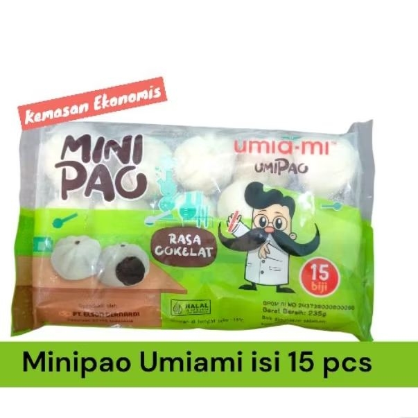 

minipao umiami rasa coklat isi 15 pcs / 30 pcs