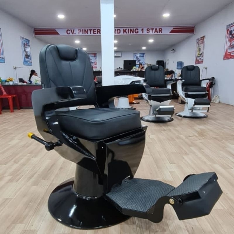 kursi barber pangkas pria tive 55. merk MERK PINTER MEND untuk pangkas rambut pria barber chair kurs