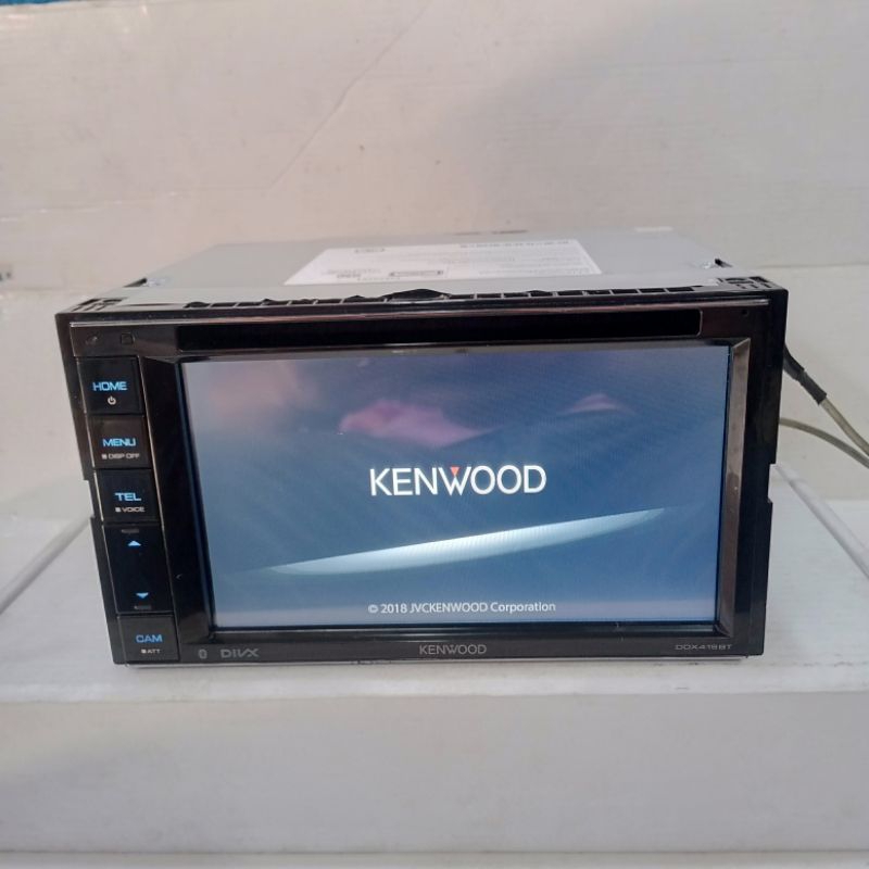 head Unit double Din merk Kenwood ddx419bt bluetooth 7 inch
