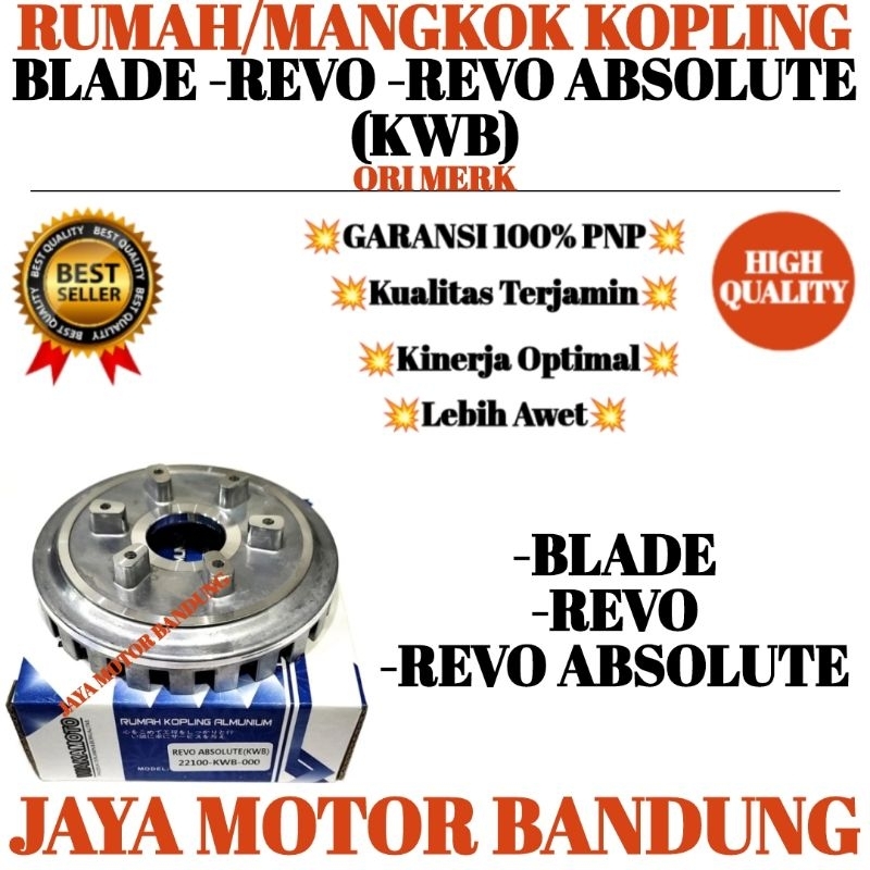 MANGKOK KOPLING BLADE REVO ABSOLUTE RUMAH KOPLING BLADE-REVO-REVO ABSOLUTE RUMAH KOPLING SET MERK WA