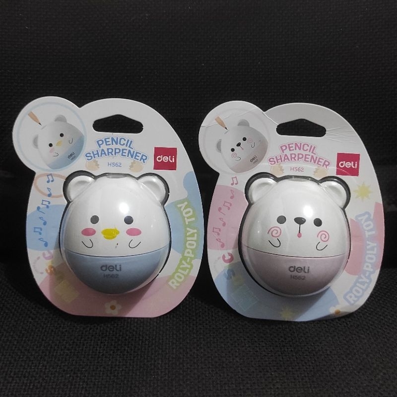 

1 Pcs Orotan Pensil Pencil Sharpener Deli Biru / Pink Original