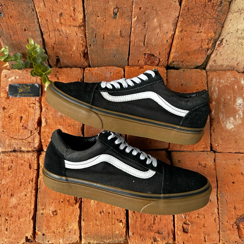 VANS Old Skool Black White Gum Second Original 40.5 (26 Cm)