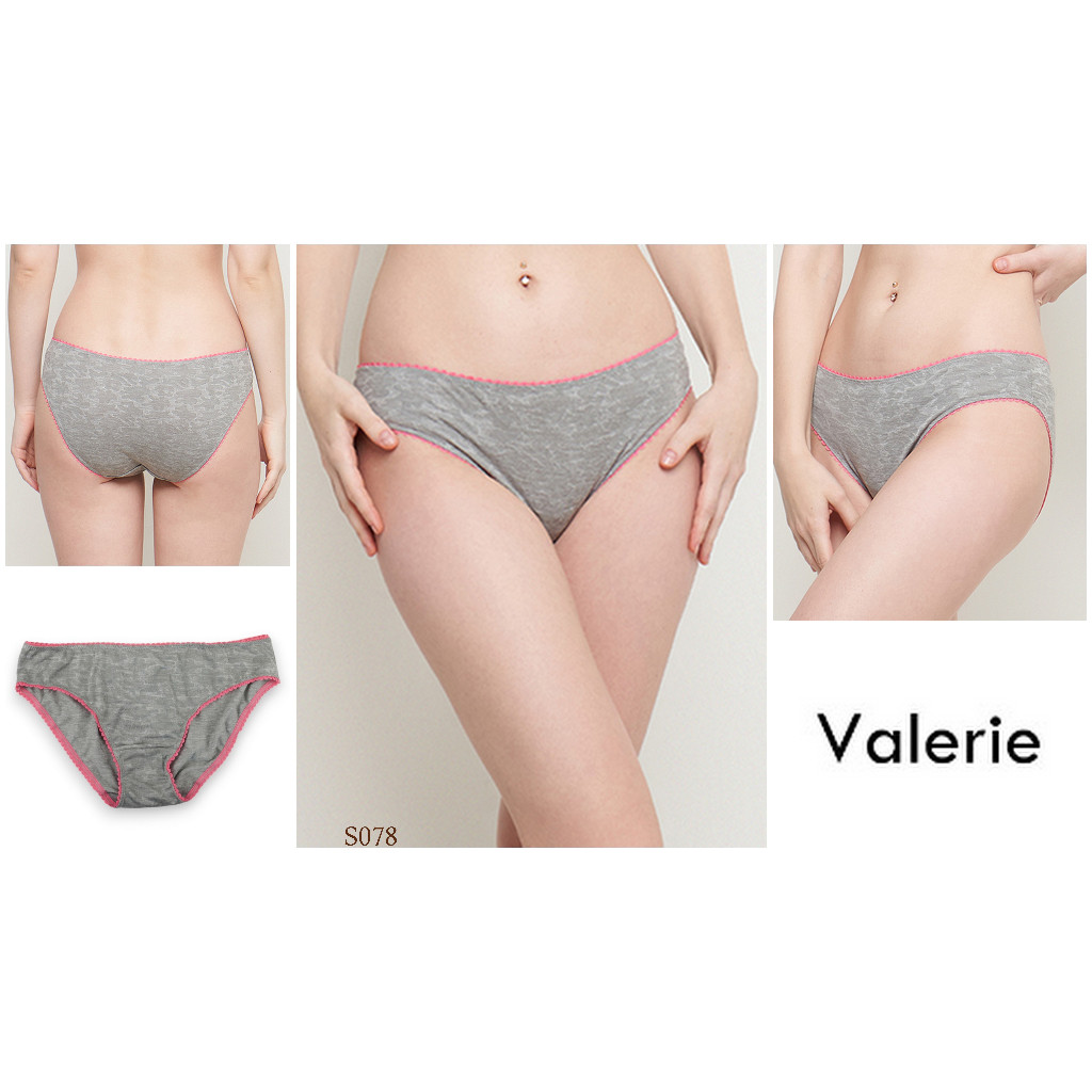 Celana Dalam Wanita VALERIE Model Midi  size M L XL Elastis Nyaman Dipakai / Panty Pakaian Dalam Und