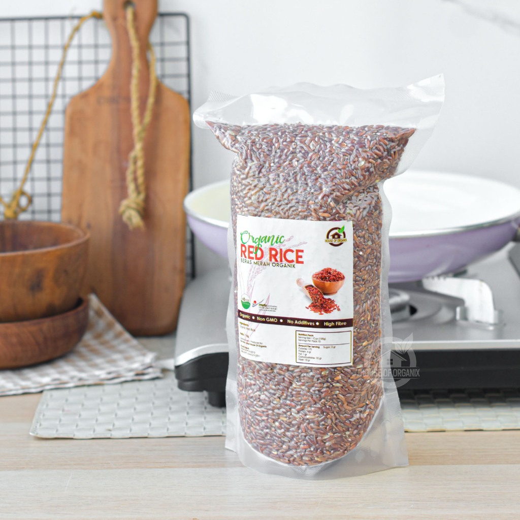 

House Of Organix - Organic Red Rice ( Beras Merah Organik ) 1Kg