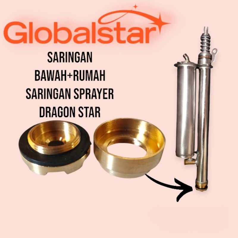 (1 pasang)Saringan pompa sprayer dragon star+rumah saringan sprayer Dragon star 14liter