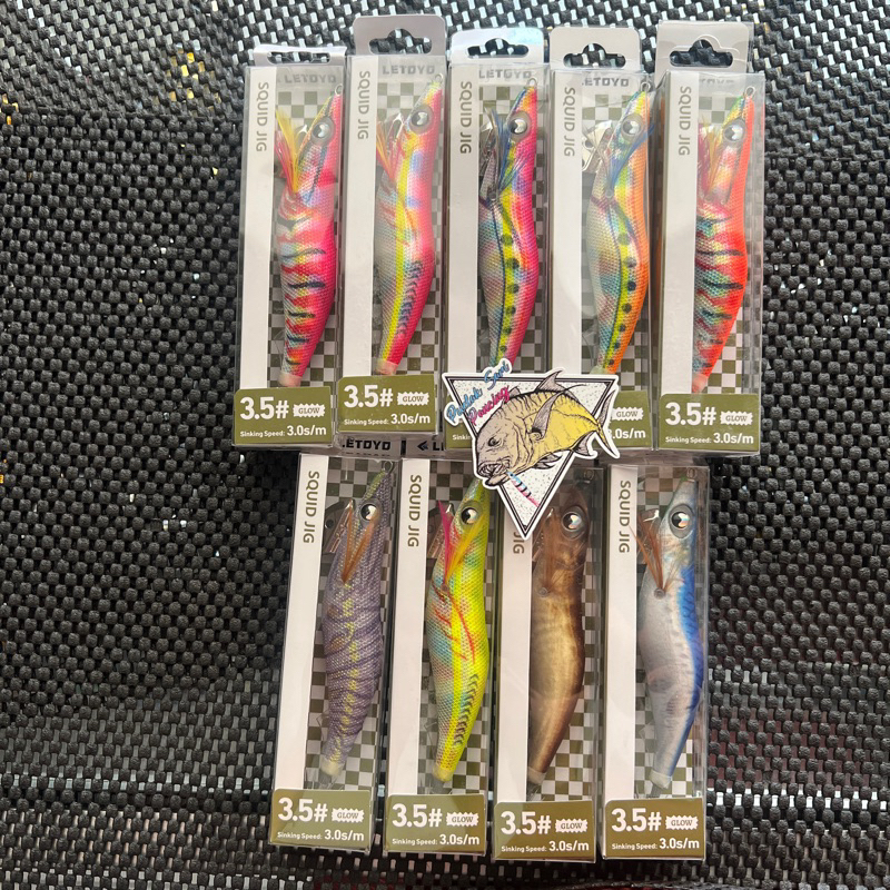 UMPAN CUMI EGI LETOYO 3.5 SQUID JIG GLOW