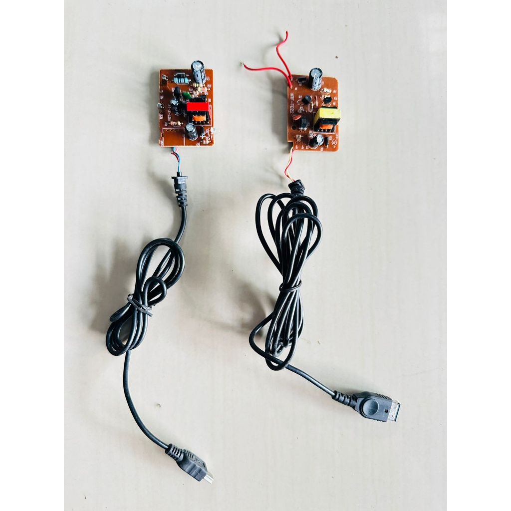 TERMURAH 100% BARU MODUL ADAPTOR CHARGER AC TO DC + KABEL JACK RANDOM 5V 1.5A