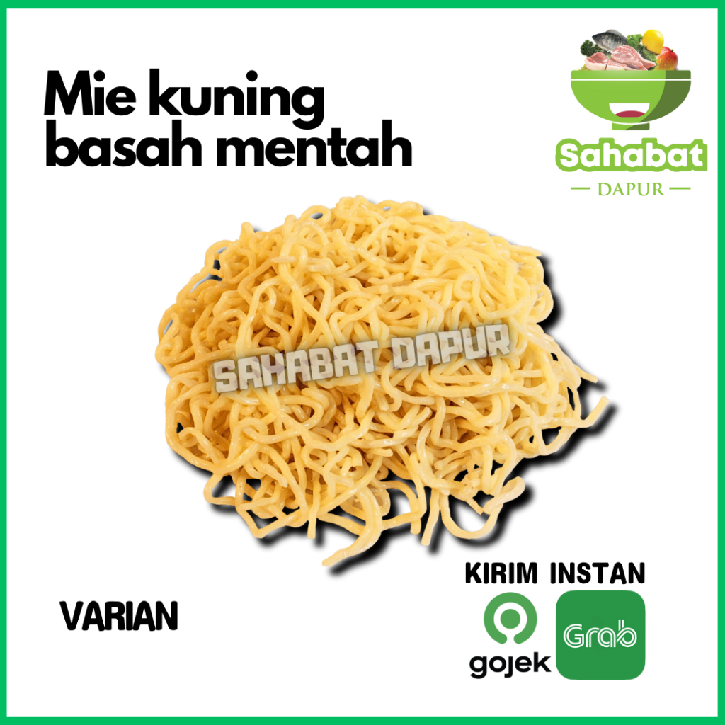 

Mie Kuning Basah Mentah - Sahabatdapur