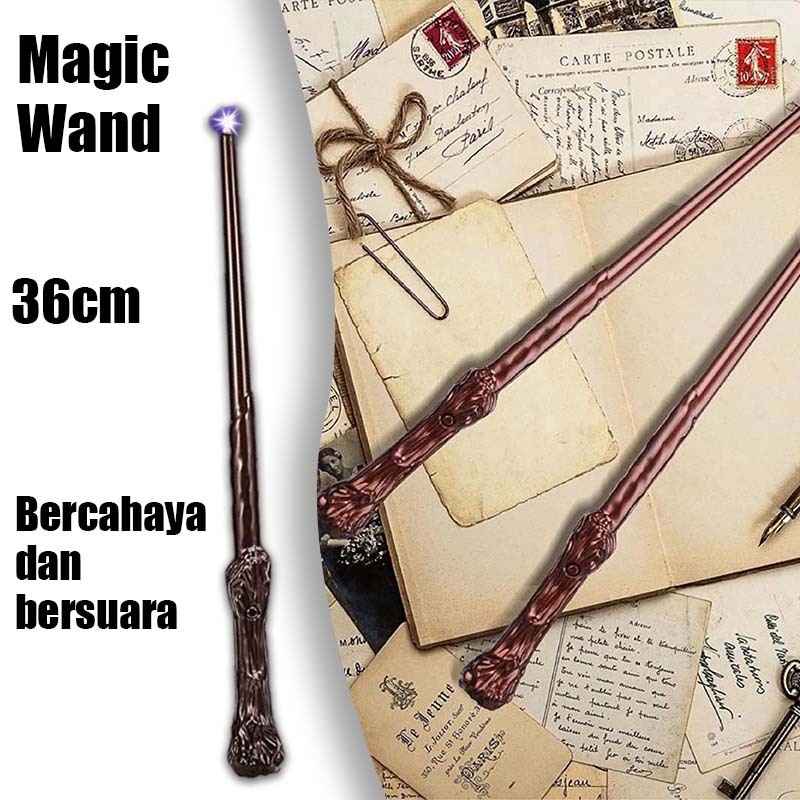 Tongkat Sihir Harry Potter Tongkat Penyihir Lampu + Suara Wand Tongkat Penyihir