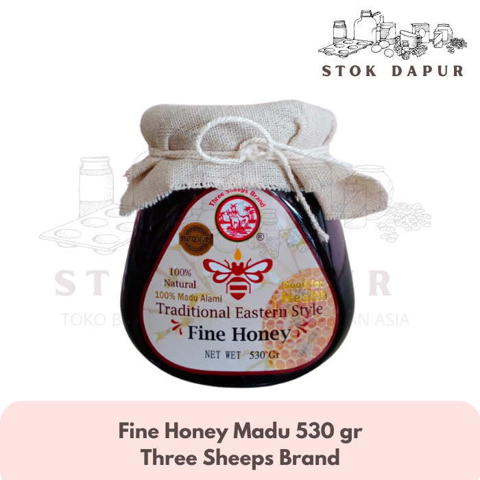 

Fine Honey Three Sheep Madu 530 Gram