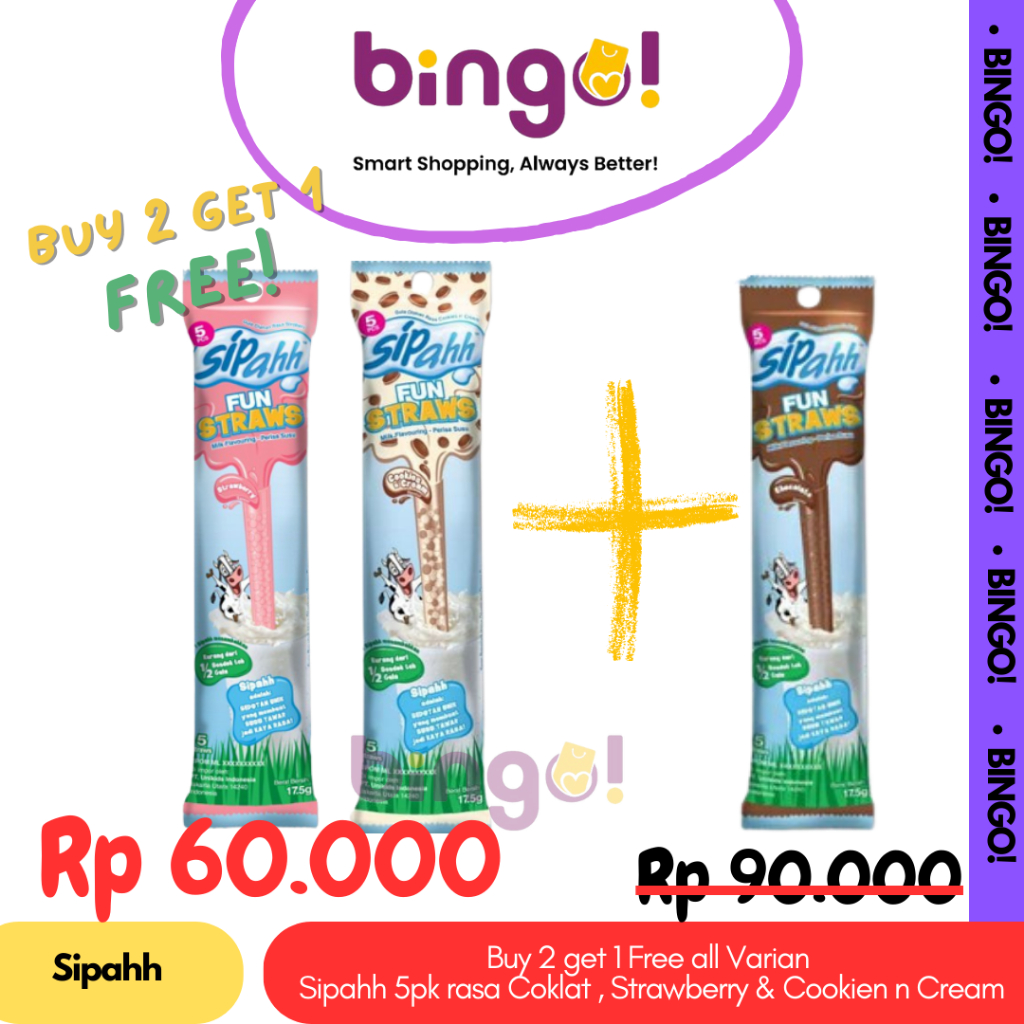 

Buy 2 Get 1 Free Sipahh Fun Straw Pack 5 s