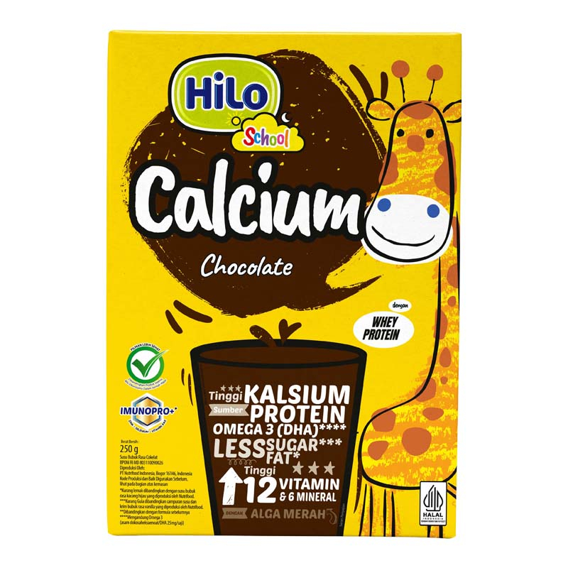 

HiLo School Cokelat Susu Bubuk Tinggi Kalsium 250 g