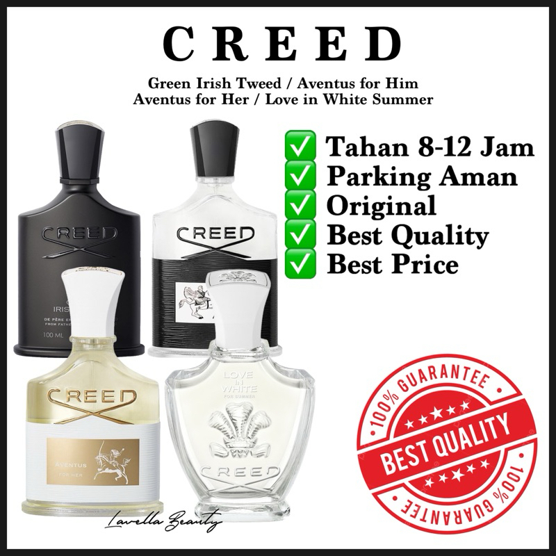 [Original Eropa] Creed Green Irish Tweed Millesime Aventus 120ml Parfum Pria Cowok