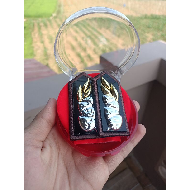 jual MONOGRAM PDH polri mika kilat hight kuality sepuh lapis mas MAGNET/PAKU |terbaru terlaris termu