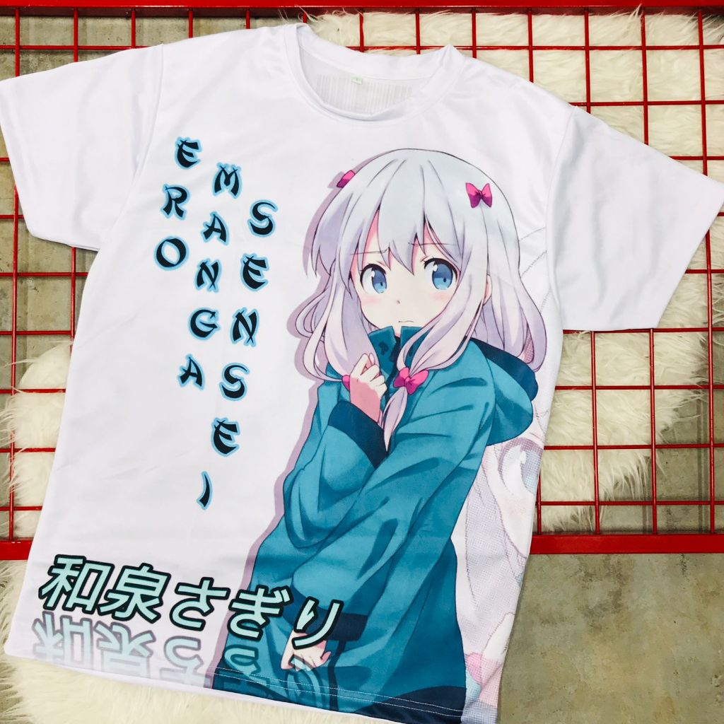 Kaos Izumi Sagiri Tshirt Izumi Sagiri Eromanga Sensei Siblings Masamune Izumi Loli Waifu Wibu Isekai