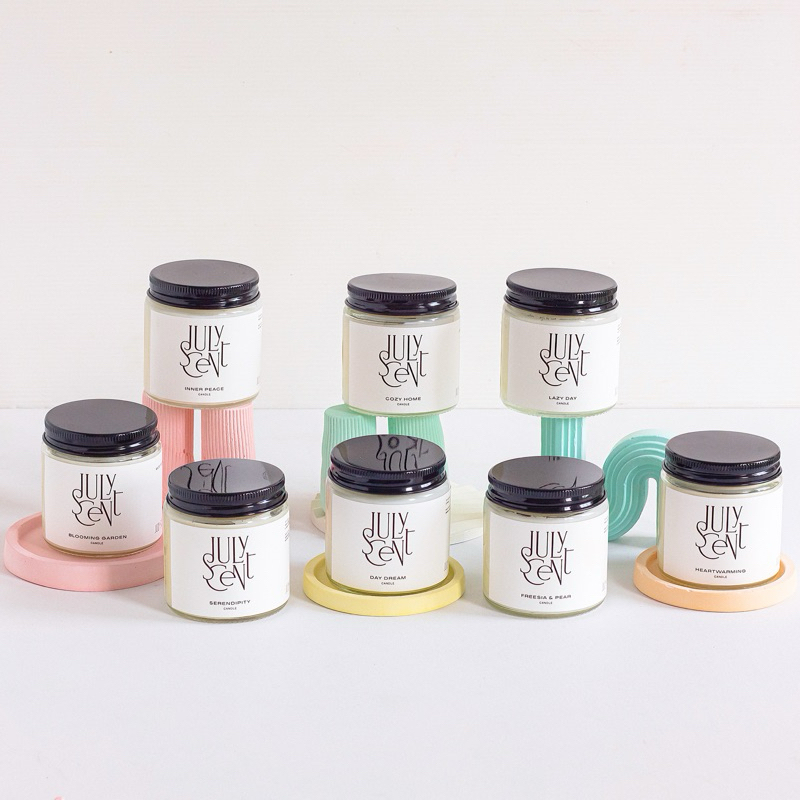July Scent Scented Candle | Lilin Aromaterapi | Lilin Wangi | Lilin Ruangan