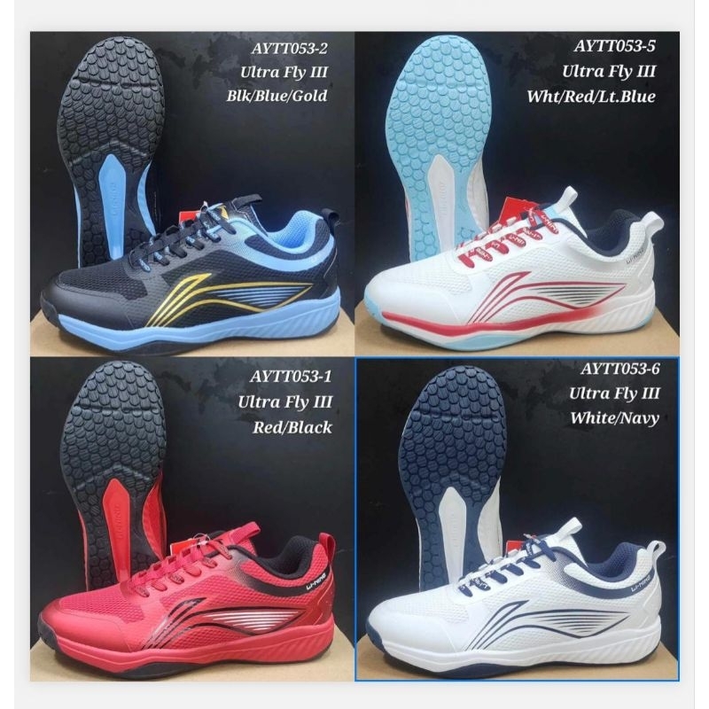 Sepatu Badminton Lining Ultra Fly III - Ultra fly 3 Original