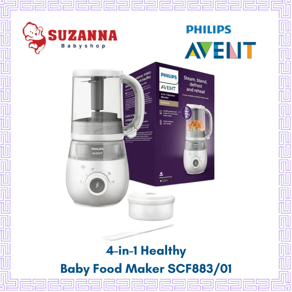 Philips Avent 4-in-1 Healthy Baby Food Maker SCF883/01 - Food Maker Baby