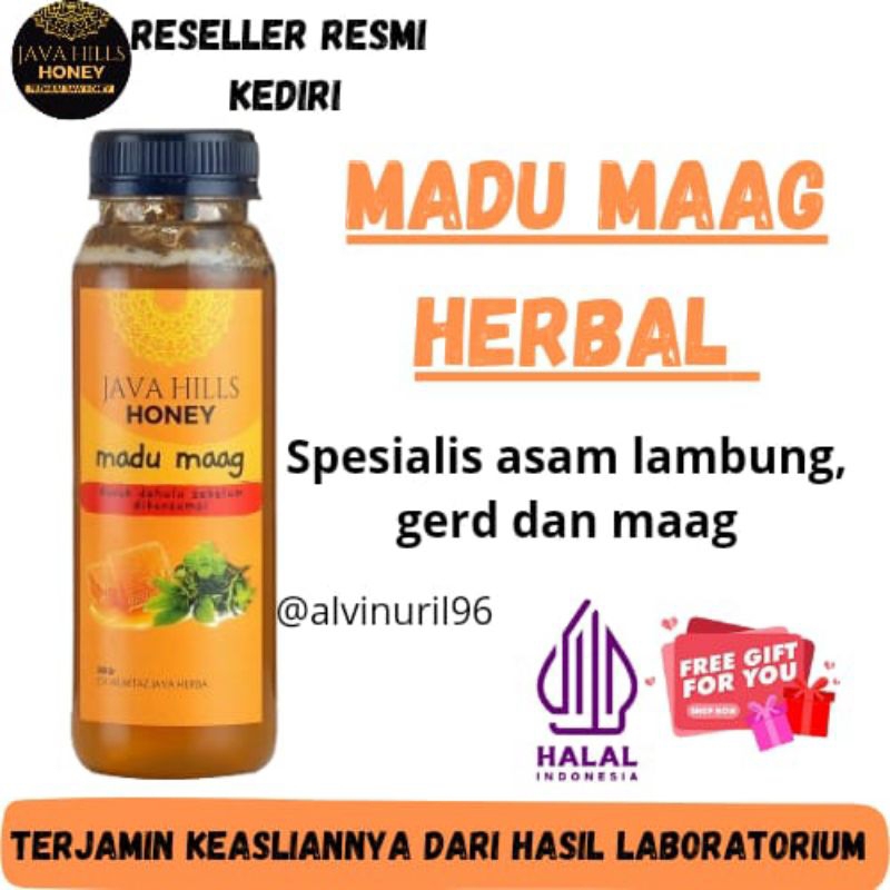 

madu herbal maag Java hills Mumtaz Java premium raw honey asli murni ORI original 100% untuk keluhan asam lambung gerd vertigo luka lambung terjamin keasliannya