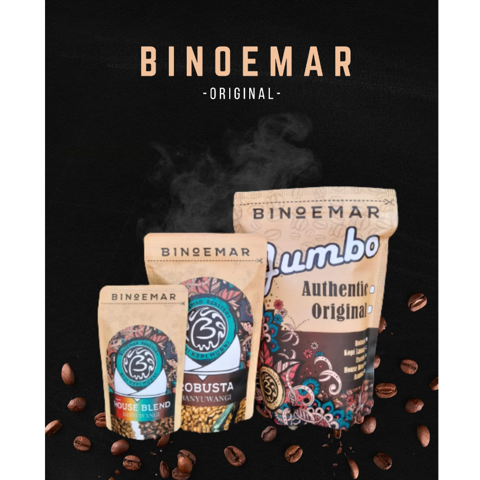 

ORIGINAL Bubuk Kopi Murni BINOEMAR [ Robusta, Arabika, Excelsa, Kopi Lanang, House Blend I Coffee, Profile, Light, Medium, Dark, Roasted, Powder, Ground ]