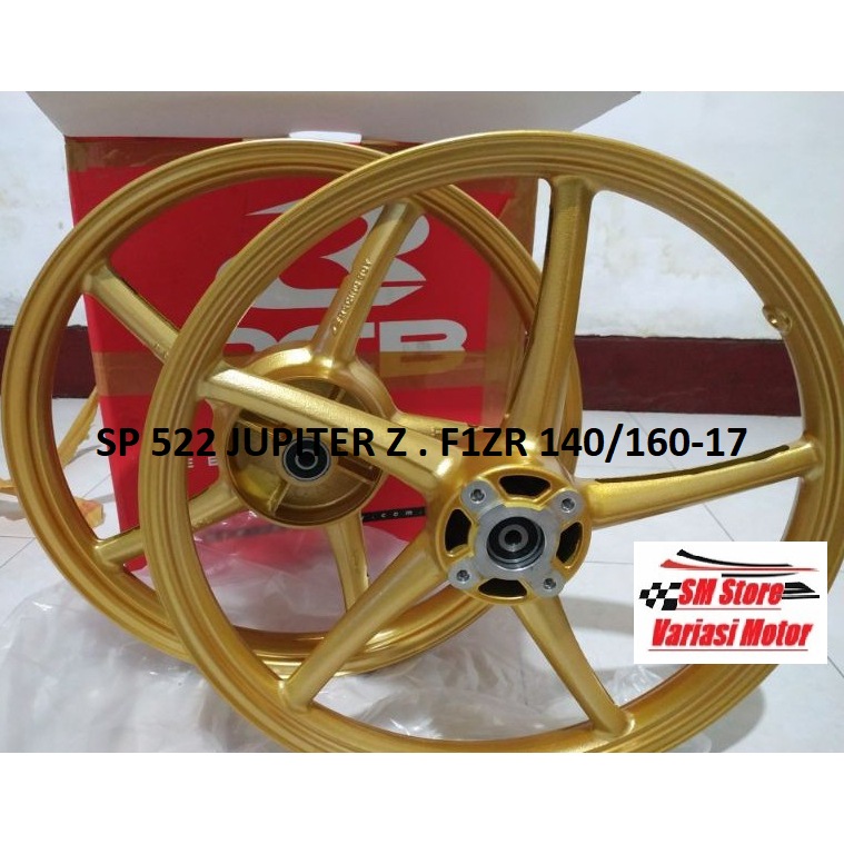 VELG VLEG RACING PELANG SPORT RIM RCB SP 522 JUPITER Z . F1ZR 140/160-17 140 160 RING 17 GOLD