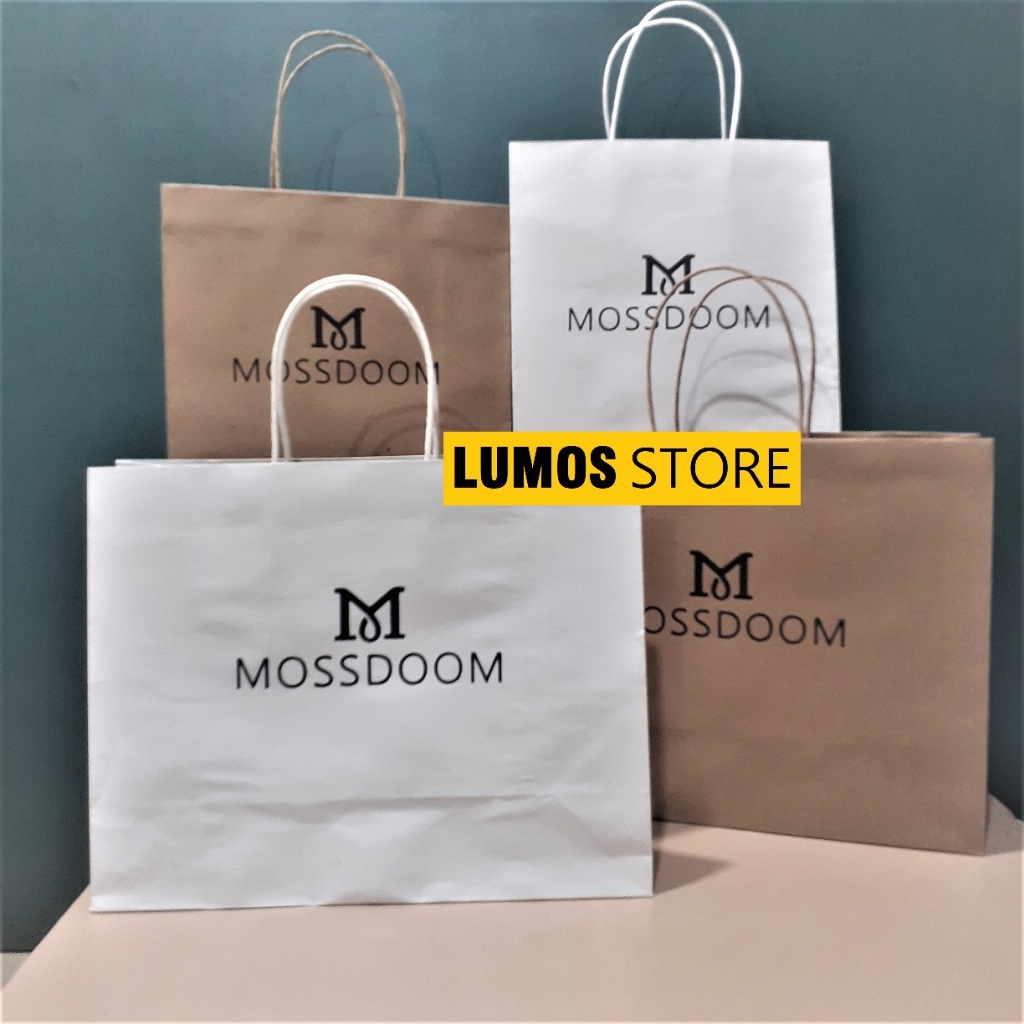 

Paper bag Mossdoom medium 2 sisi