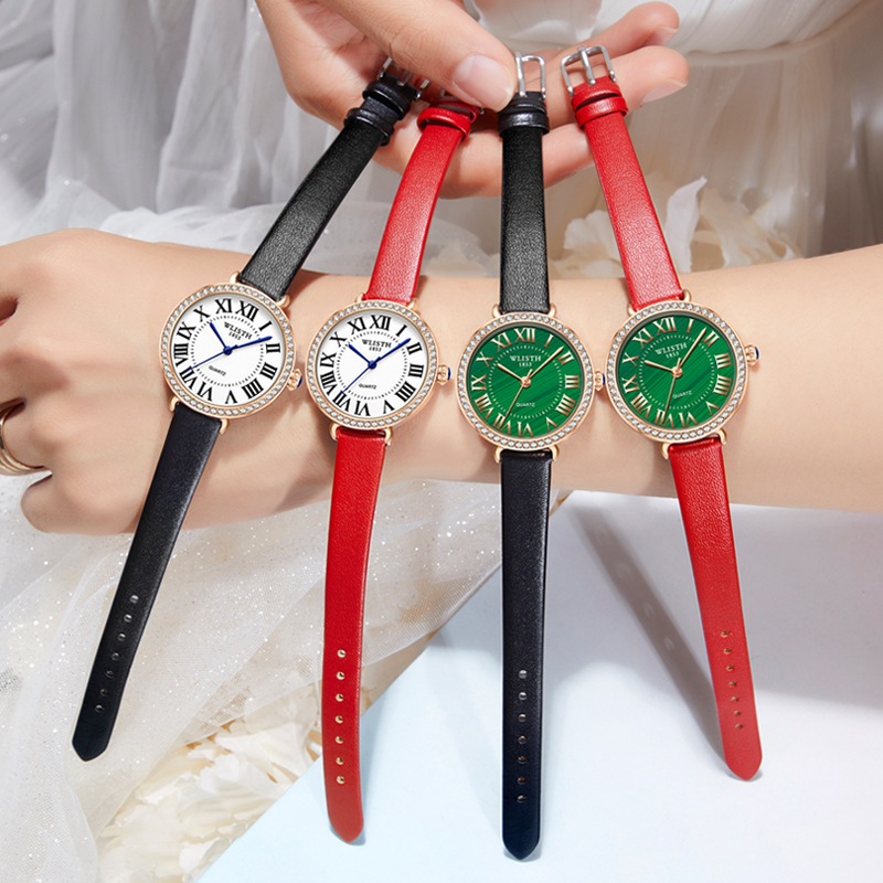 Jam Tangan WLISTH 1853 Ori/Jam Tangan Wanita Kulit