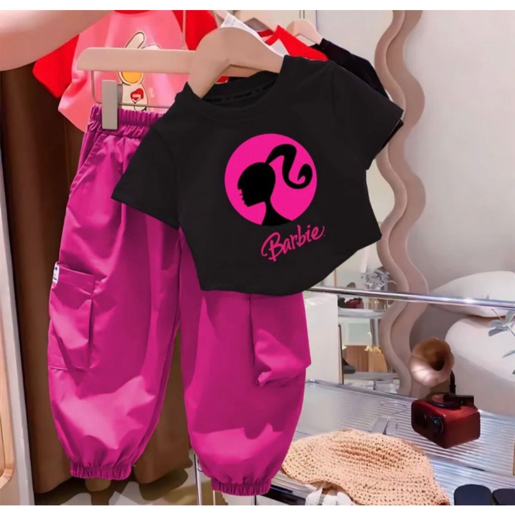 SETELAN ANAK KARGO 1-5 THN/ BAJU ANAK CEWEK TERBARU