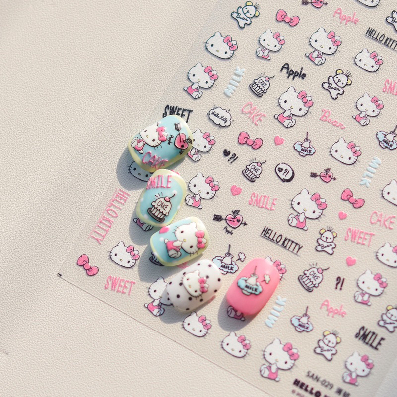 

STICKER NAIL SANRIO HELLO KITTY SAN-029 FOR NAIL ART STICKER KUKU PREMIUM
