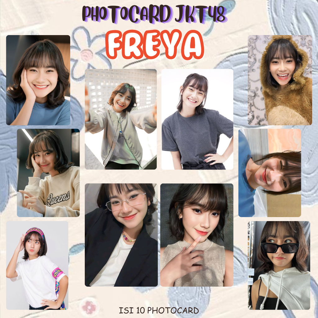 PHOTOCARD FREYA JKT48 | Photocard JKT48 Unofficial Premium