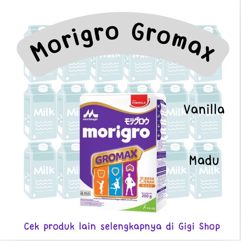 

Morigro Gromax 200 gr Susu Penambah nafsu makan anak
