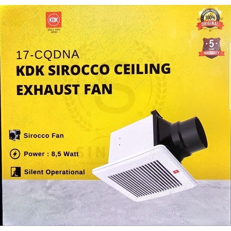 KDK CEILLING FAN PLAFON SIROCCO 17 CDQN