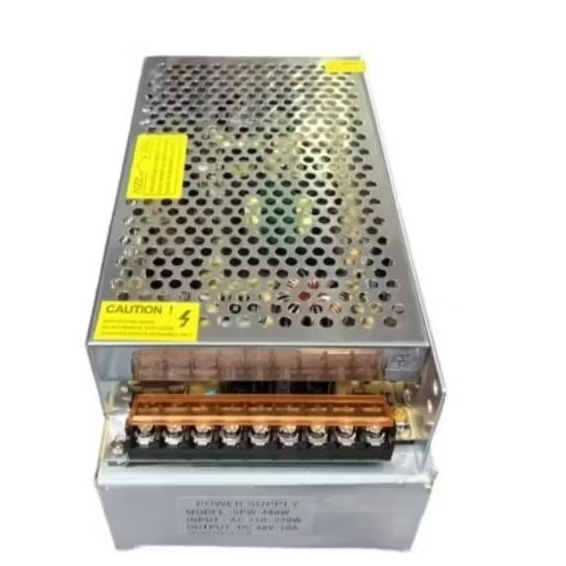 Switching Power Supply PSU 48V 10A 48 Volt 10 Ampere Jaring Adaptor SMPS