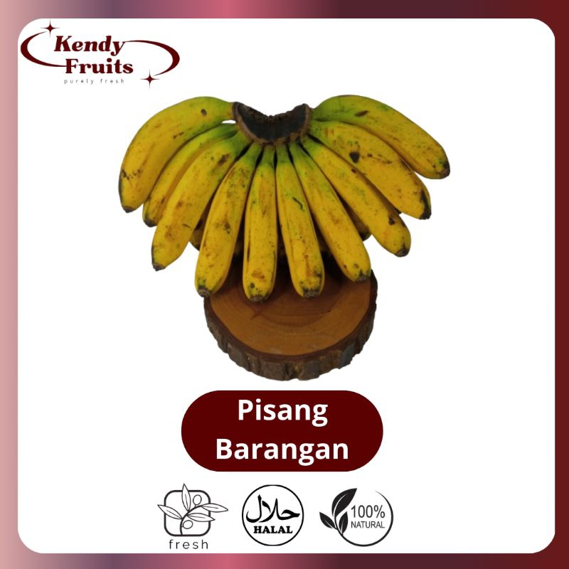 

PISANG Barangan 1 Sisir | Buah Segar Sehat Fresh