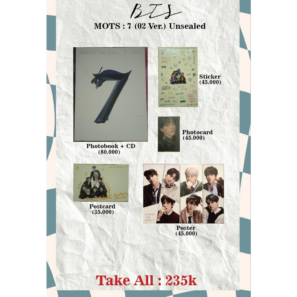 [Unsealed] BTS Album MOTS 7 - 2 Version