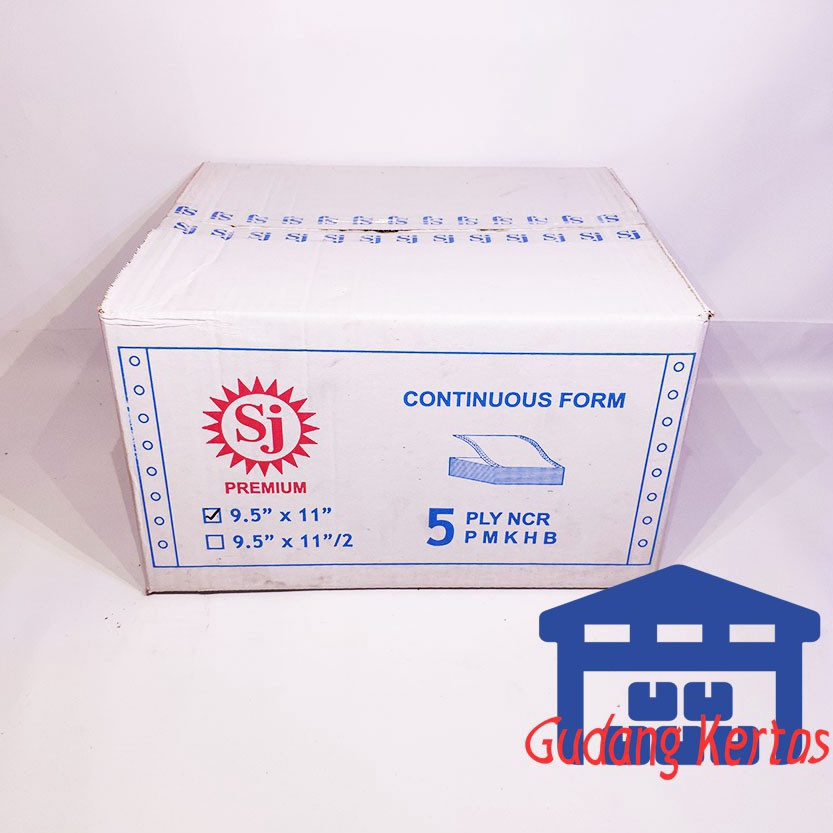 

Bestseller SJ Premium Kertas Continuous Form 95 x 11 5 Ply NCR Q96